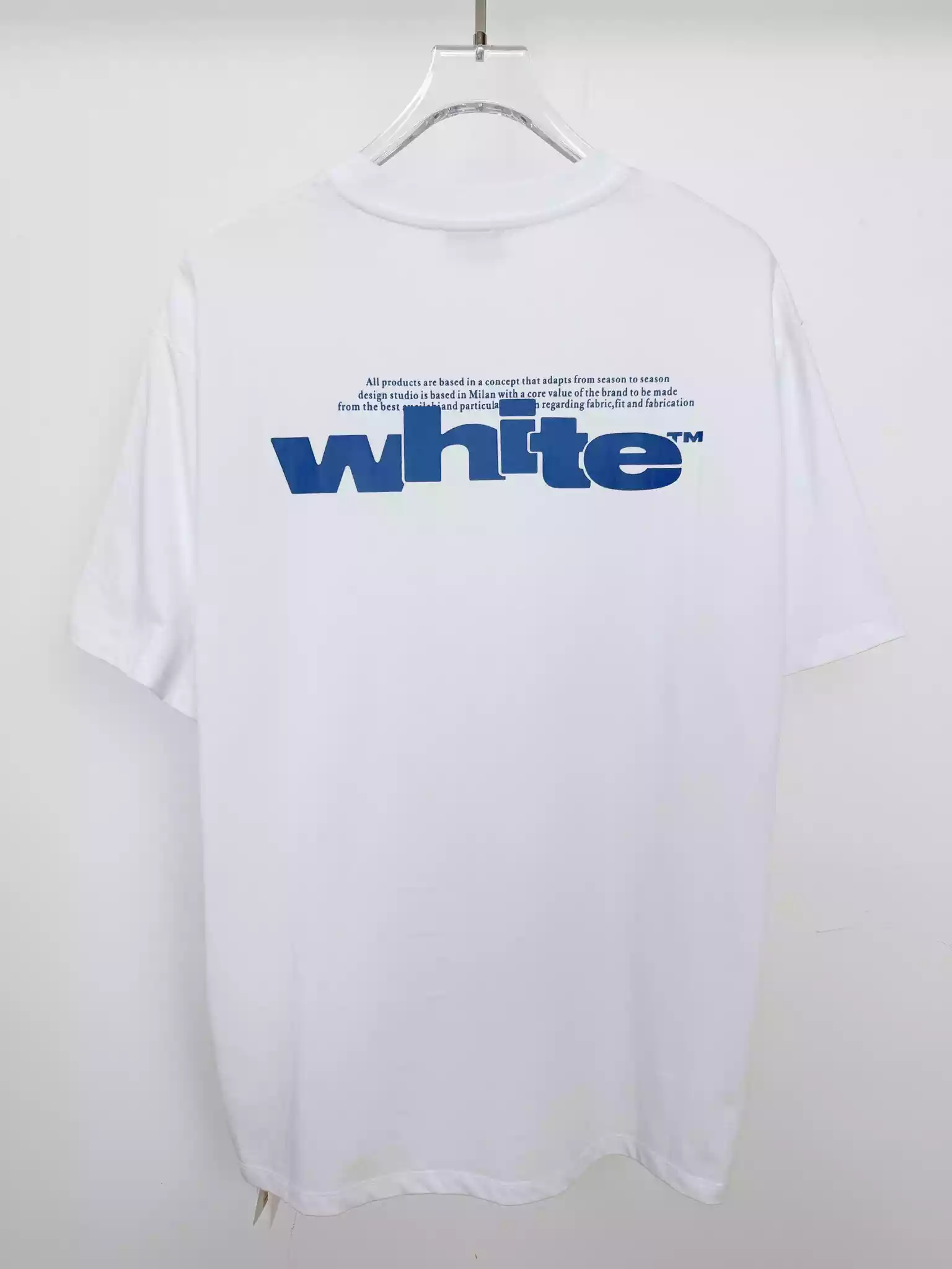 OFF SPLIT SWEATSHIRT IN WHITE - OWS001 OFF SPLIT SWEATSHIRT IN WHITE