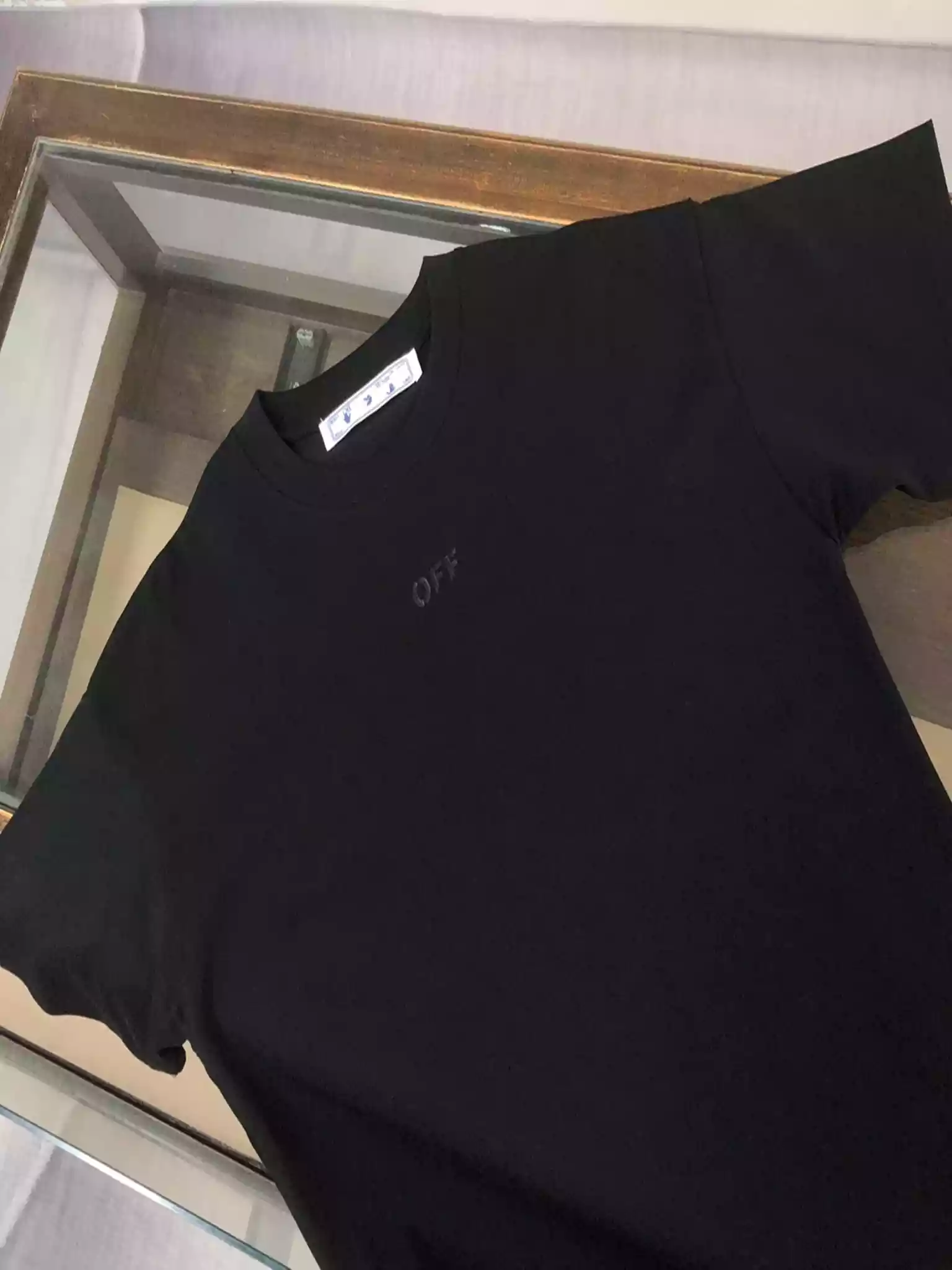 Super Moon Arr Slim S/S Tee in black - OWS043 Super Moon Arr Slim S/S Tee in black