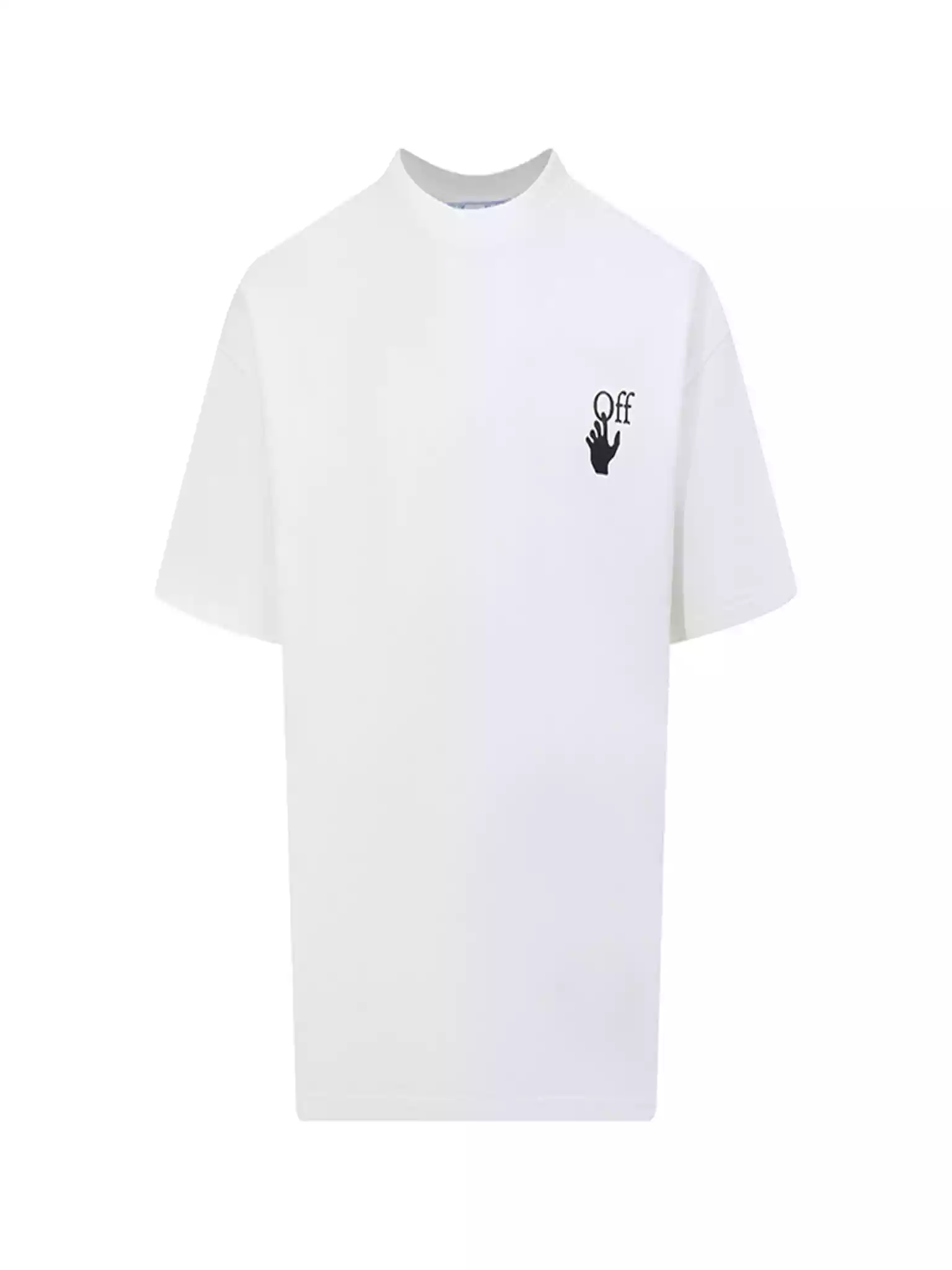 MARKER S/S OVER T-SHIRT in white - OWS005 MARKER S/S OVER T-SHIRT in white