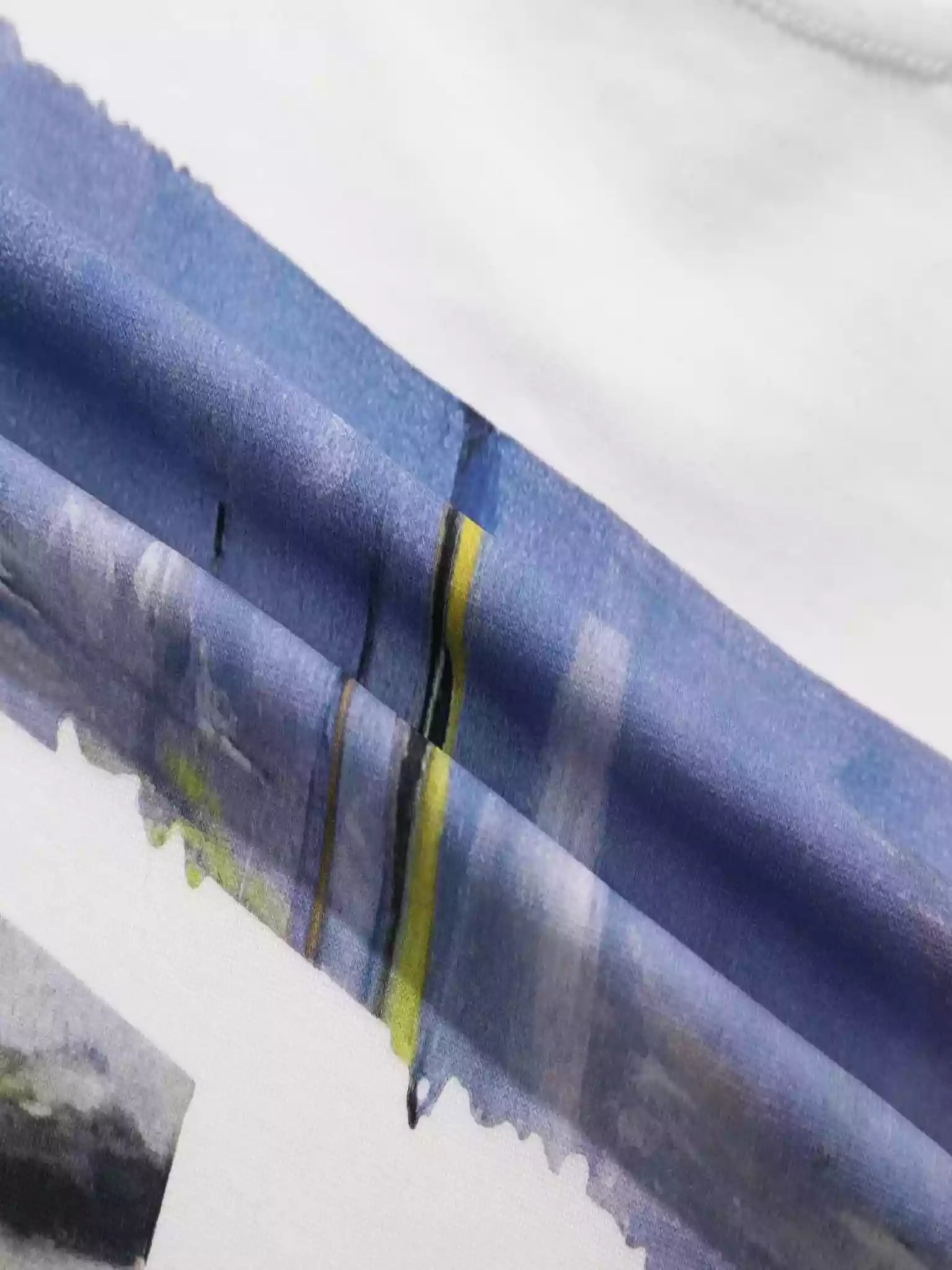 Off White Colour Painting Diagonals Arrows Tee White - OWS009 Off White Colour Painting Diagonals Arrows Tee White