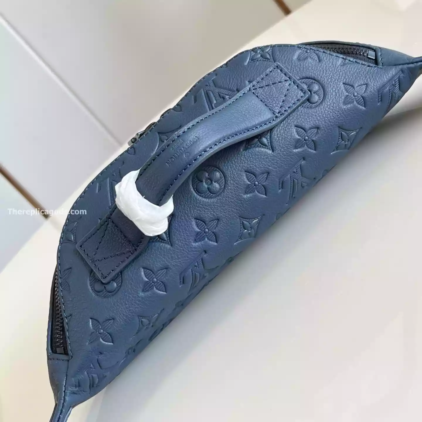 RUSH BUMBAG NAVY BLUE MONOGRAM SHADOW - LW304 RUSH BUMBAG NAVY BLUE MONOGRAM SHADOW