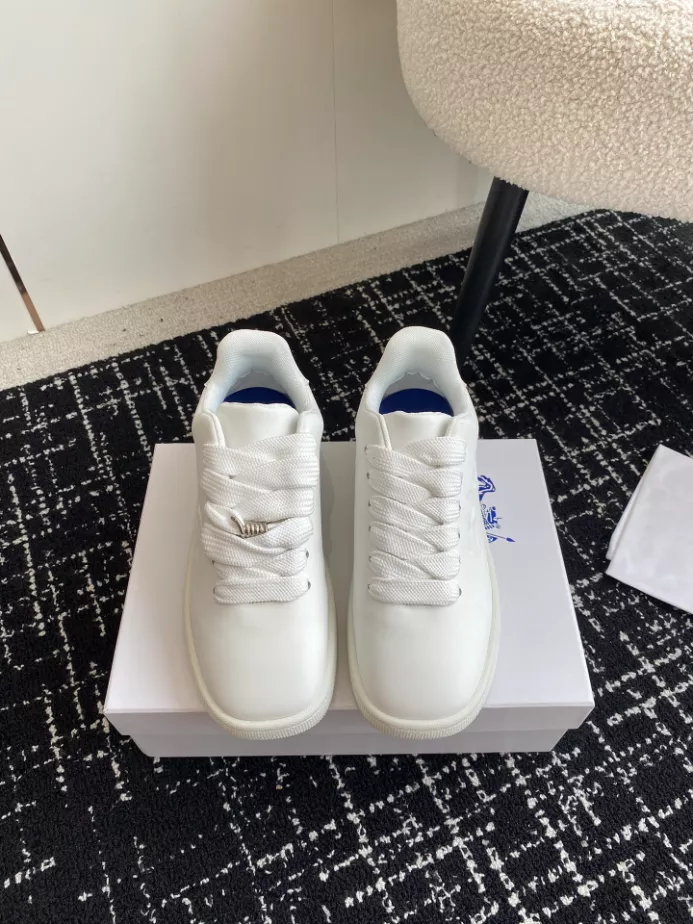 BURBERRY CHECK KNIT BOX SNEAKERS - BBR098