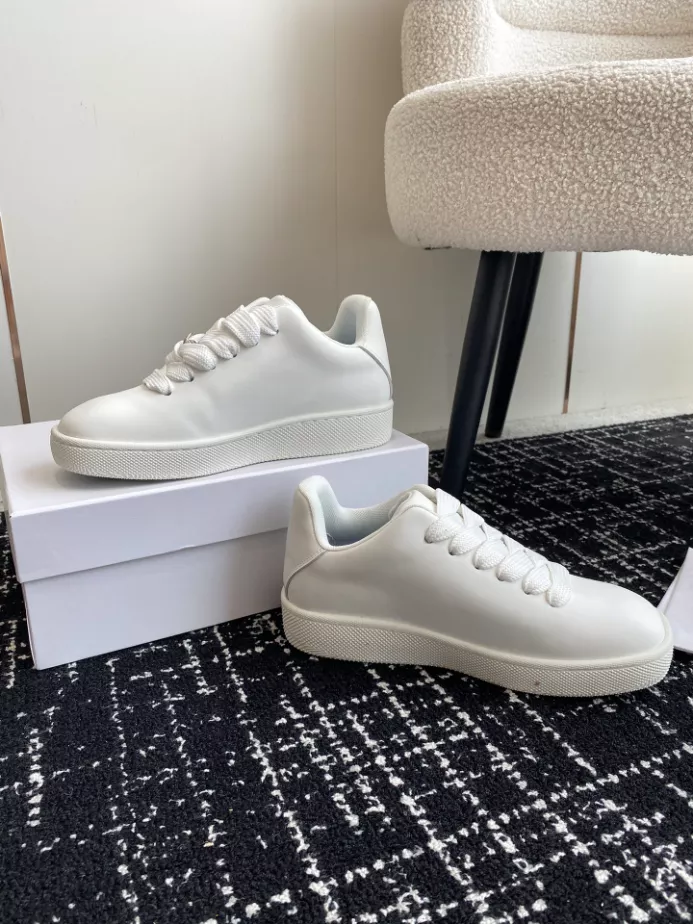 BURBERRY CHECK KNIT BOX SNEAKERS - BBR098