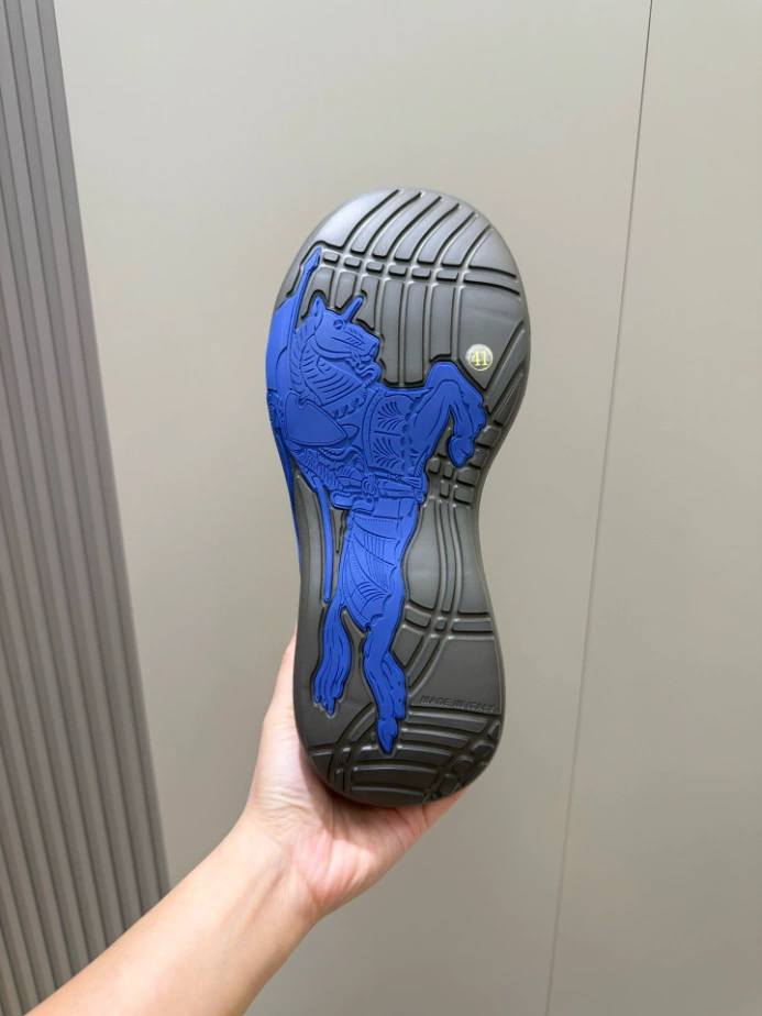 BURBERRY CHECK KNIT NEPTUNE SNEAKERS - BBR054