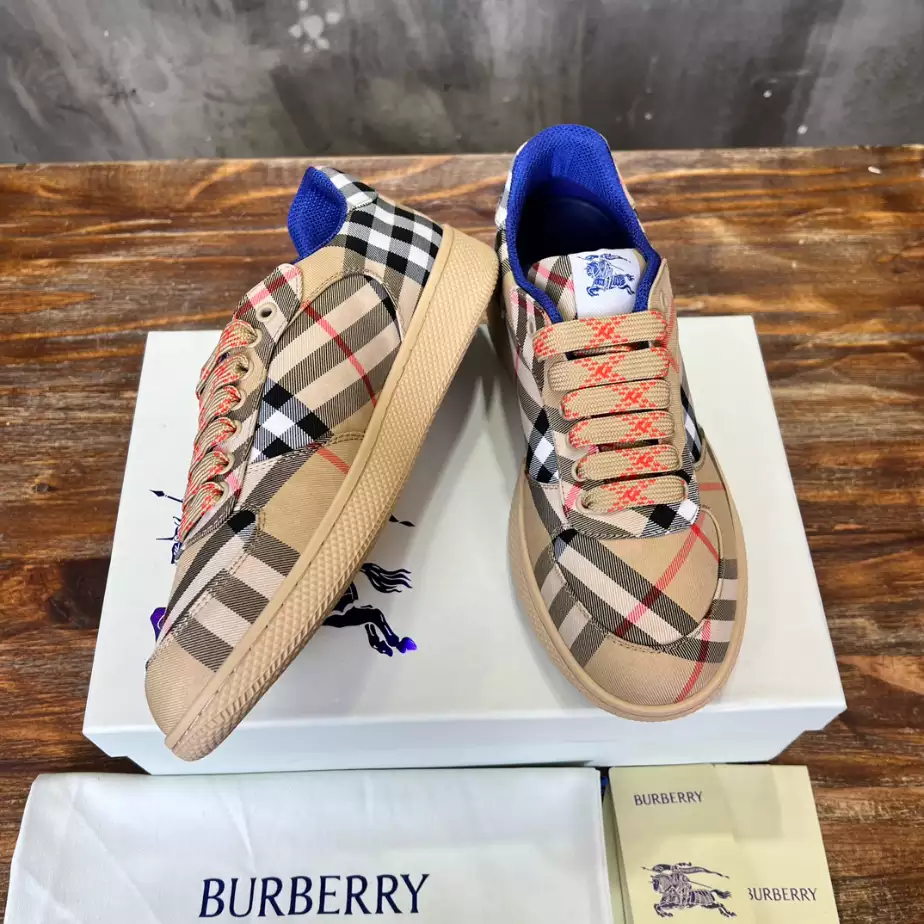 BURBERRY CHECK TERRACE SNEAKERS - BBR094