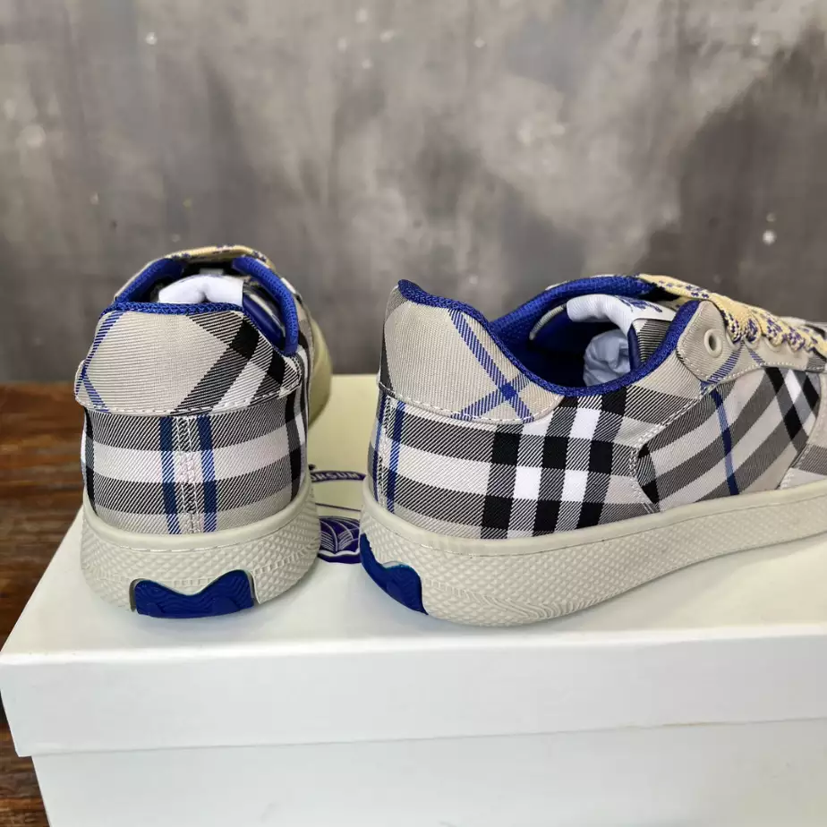 BURBERRY CHECK TERRACE SNEAKERS - BBR096