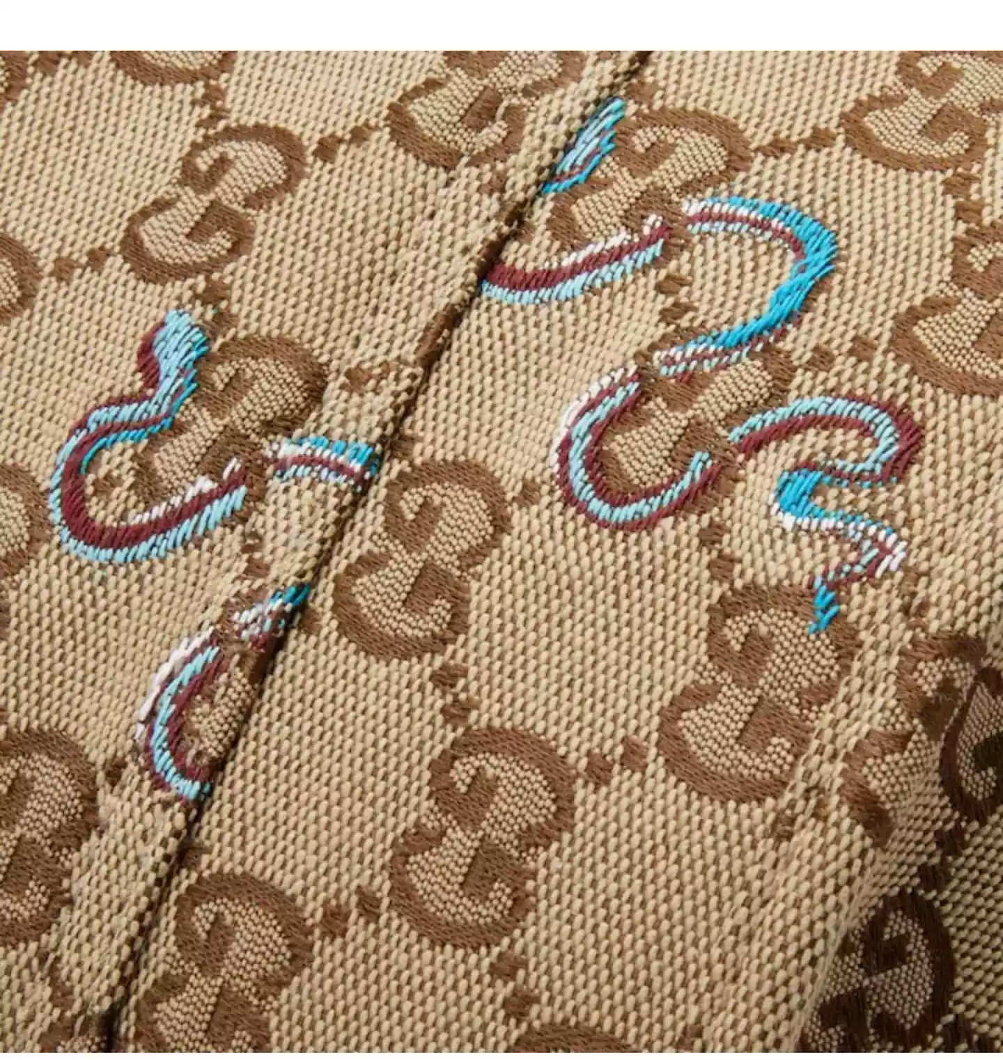 Men's Natural Medium Backpack With Embroidery - BG073 Men's Natural Medium Backpack With Embroidery