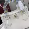 GUCCI DIANA LEATHER SMALL TOTE BAG WHITE 2025 - BG100 GUCCI DIANA LEATHER SMALL TOTE BAG WHITE 2025