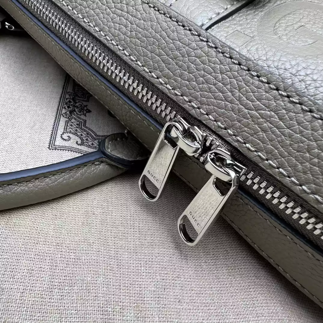 Gucci Jumbo GG Briefcase Documnets Bag Brown Leather - BG072 Gucci Jumbo GG Briefcase Documnets Bag Brown Leather