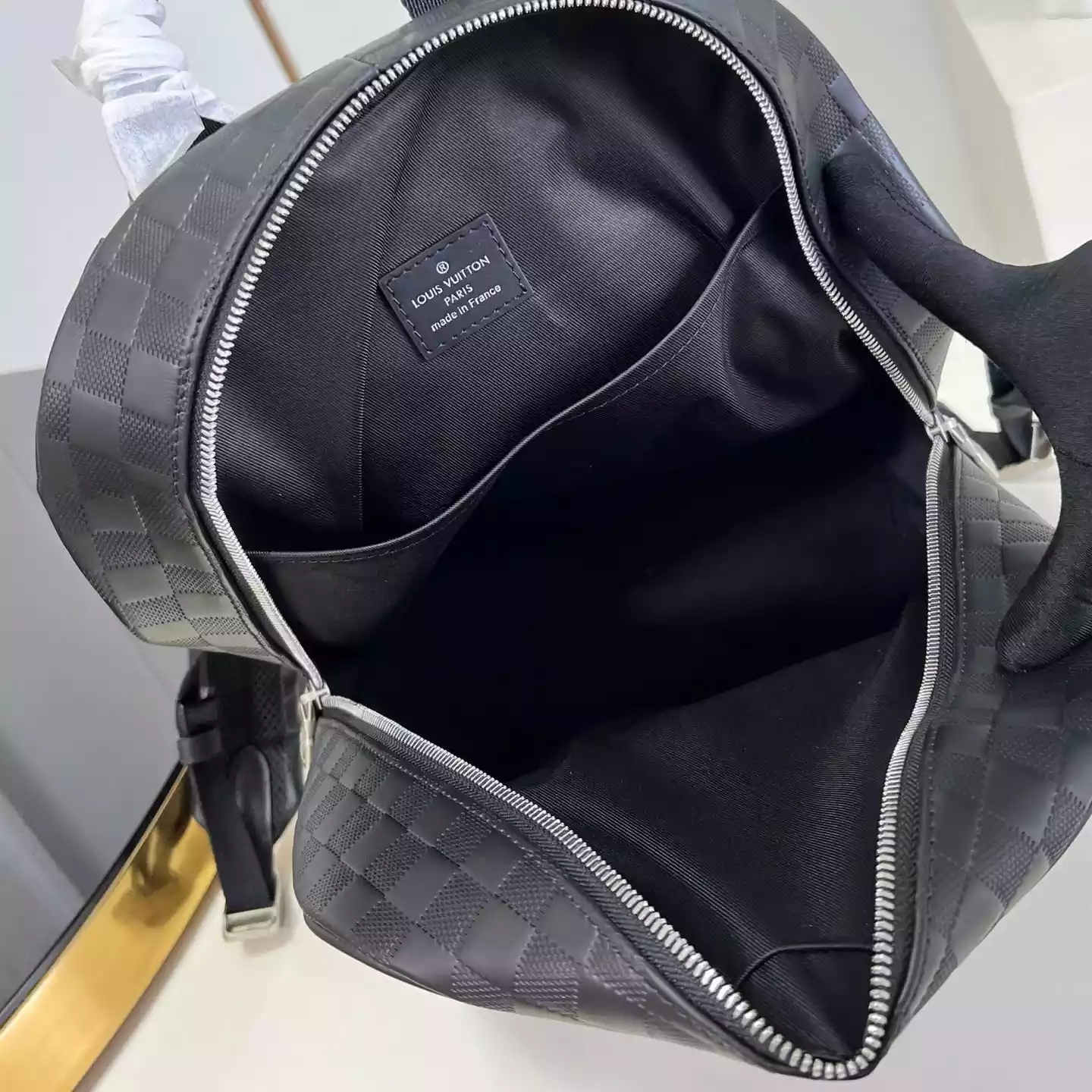 CAMPUS BACKPACK DAMIER INFINI LEATHER N40306 - LW344 DISCOVERY BACKPACK PM SKY BLUE MONOGRAM CANVAS