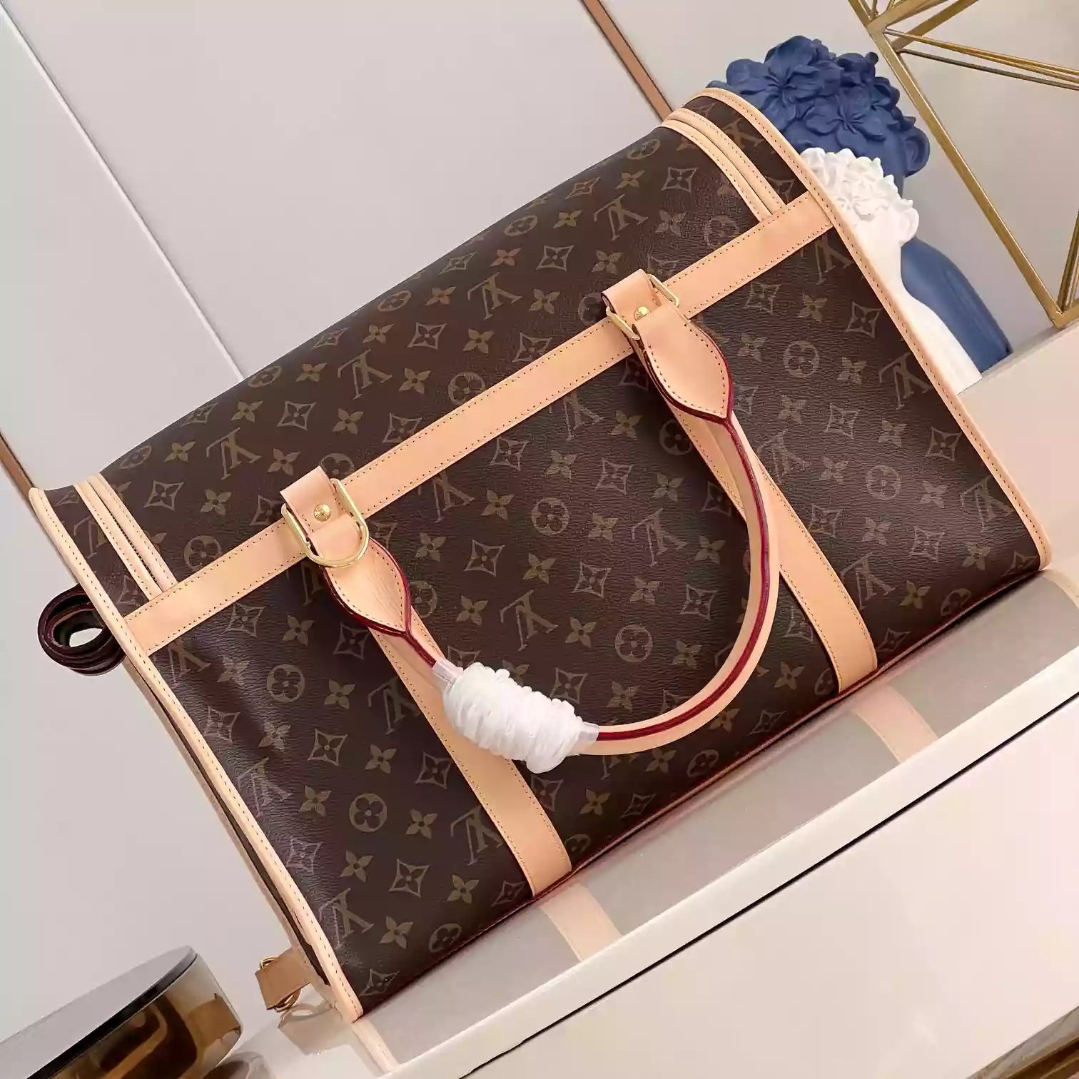 DOG CARRIER 40 MONOGRAM COATED CANVAS M45662 - LW375 DISCOVERY BACKPACK PM SKY BLUE MONOGRAM CANVAS