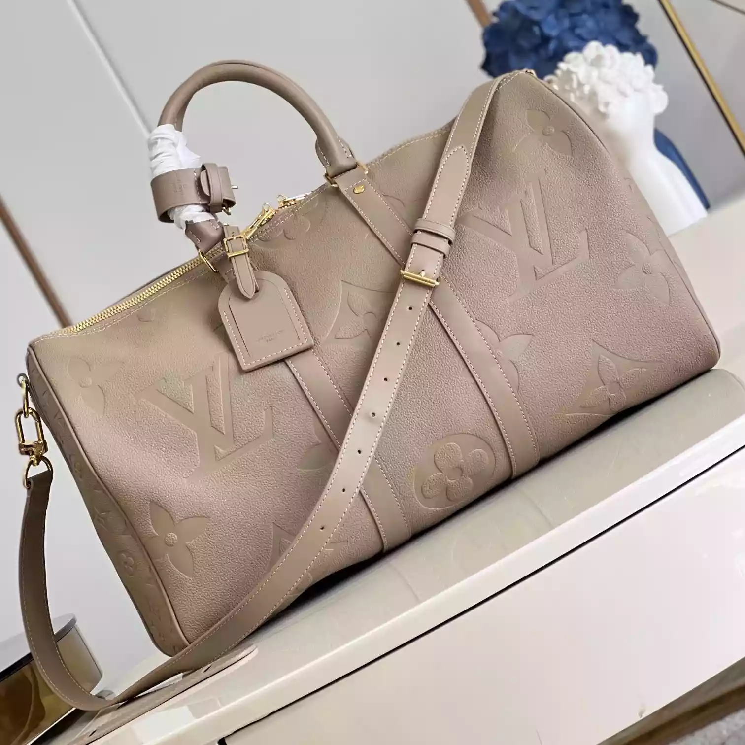 KEEPALL BANDOULIERE 45 MONOGRAM EMPREINTE M46114 - LW380 DISCOVERY BACKPACK PM SKY BLUE MONOGRAM CANVAS