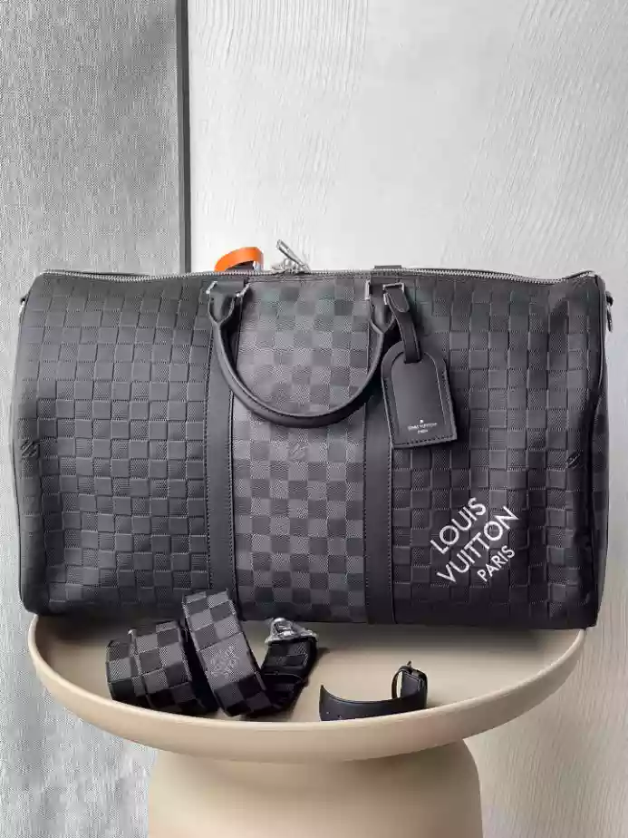 KEEPALL BANDOULIERE 50 BAG BLACK GRAPHITE N40443 - LW367 DISCOVERY BACKPACK PM SKY BLUE MONOGRAM CANVAS