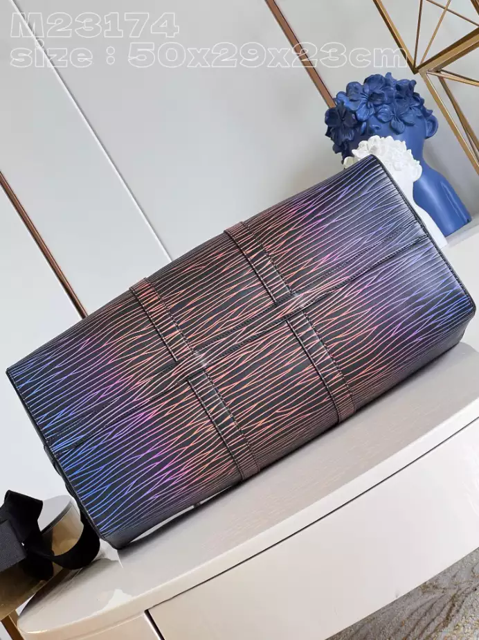 KEEPALL BANDOULIERE 50 GRADIENT ELECTRIC SUN M23174 - LW362 DISCOVERY BACKPACK PM SKY BLUE MONOGRAM CANVAS