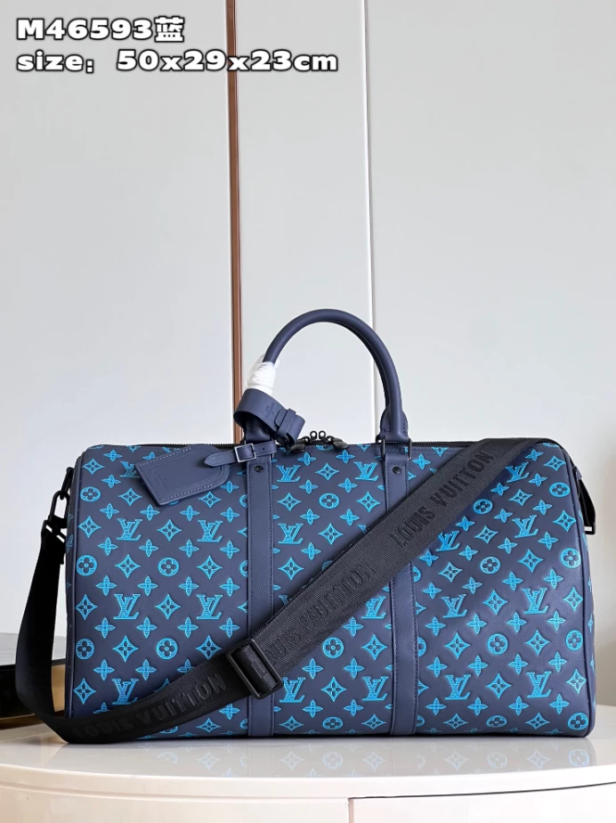 KEEPALL BANDOULIERE 50 MONOGRAM SHADOW M46593 - LW373 DISCOVERY BACKPACK PM SKY BLUE MONOGRAM CANVAS