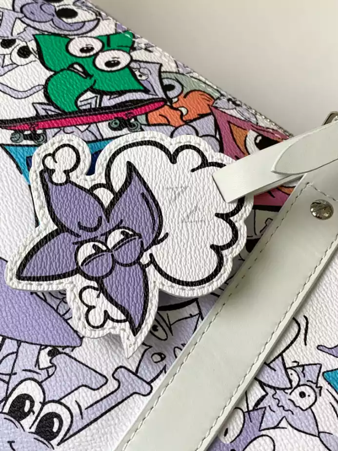 KEEPALL BANDOULIERE BAG 50 MATERIAL MONOGRAM COMICS CANVAS - LW365 DISCOVERY BACKPACK PM SKY BLUE MONOGRAM CANVAS