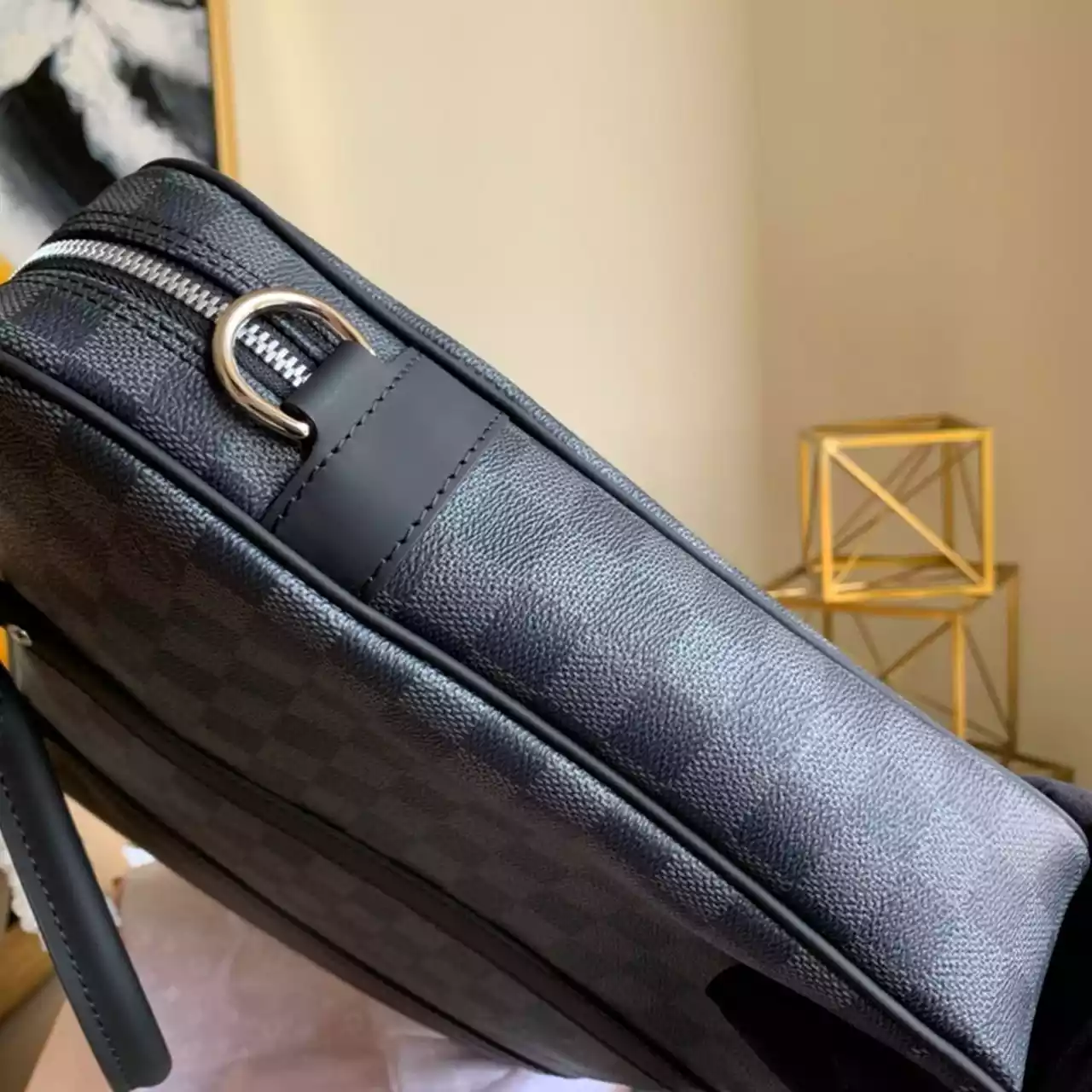 PORTE-DOCUMENTS VOYAGE DAMIER GRAPHITE CANVAS N41478 - LW327 DISCOVERY BACKPACK PM SKY BLUE MONOGRAM CANVAS