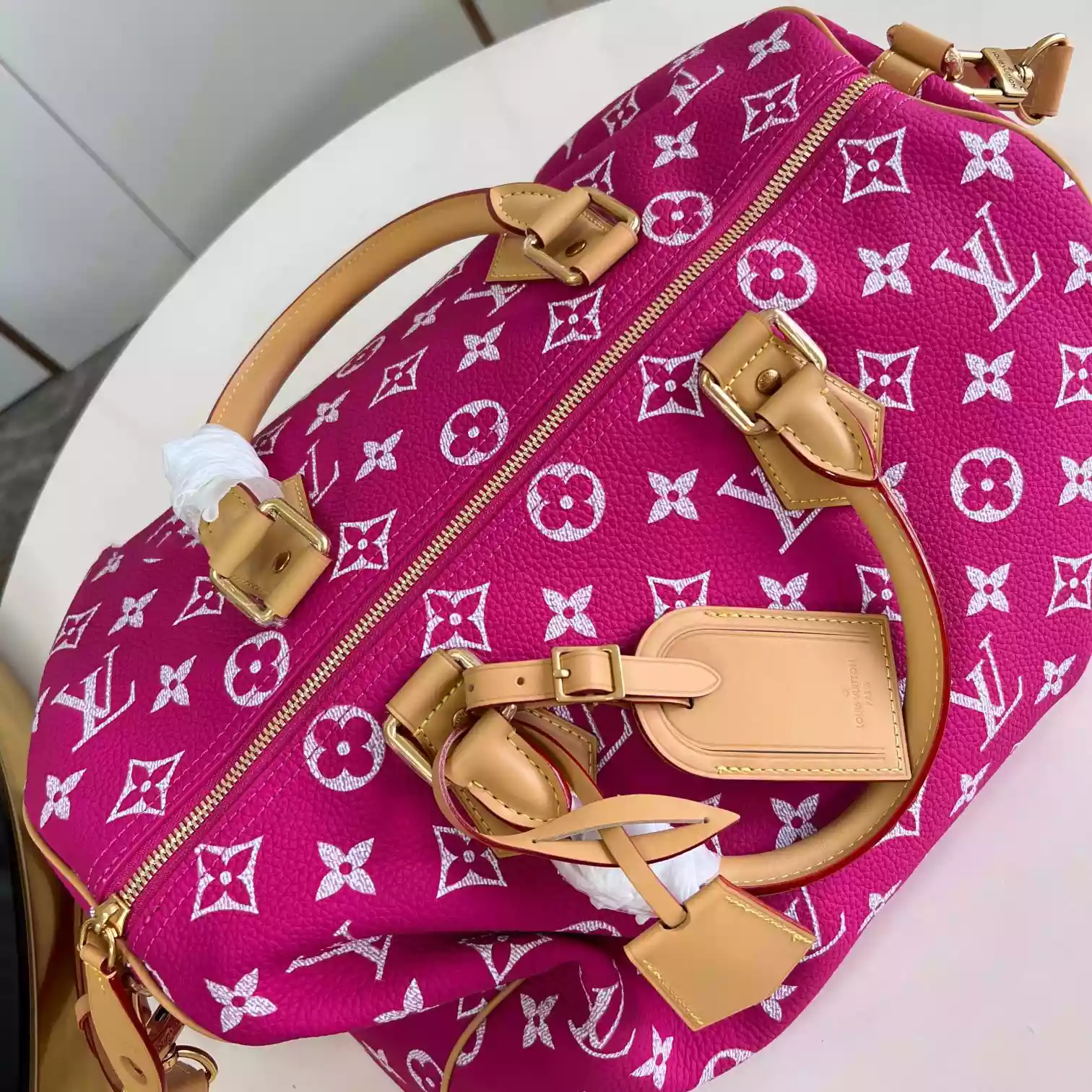 SPEEDY P9 BANDOULIERE 40 PINK AGATE M11563 - LW358 DISCOVERY BACKPACK PM SKY BLUE MONOGRAM CANVAS