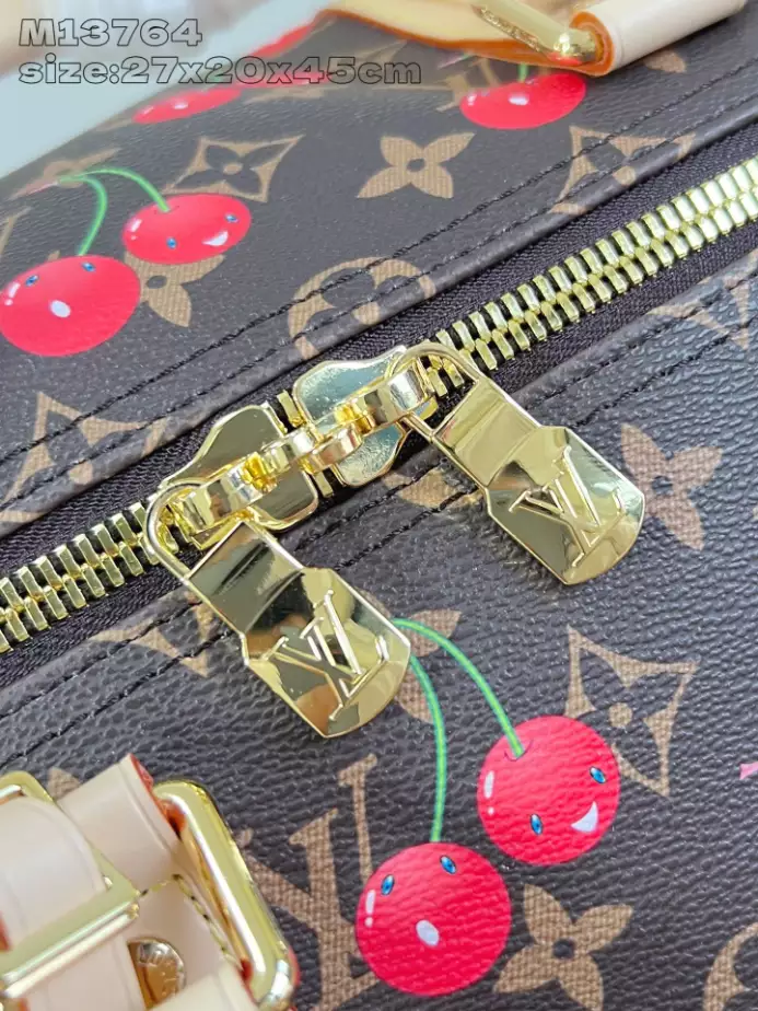 X TAKASHI MURAKAMI KEEPALL BANDOULIERE 45 BAG M13764 - LW355 DISCOVERY BACKPACK PM SKY BLUE MONOGRAM CANVAS