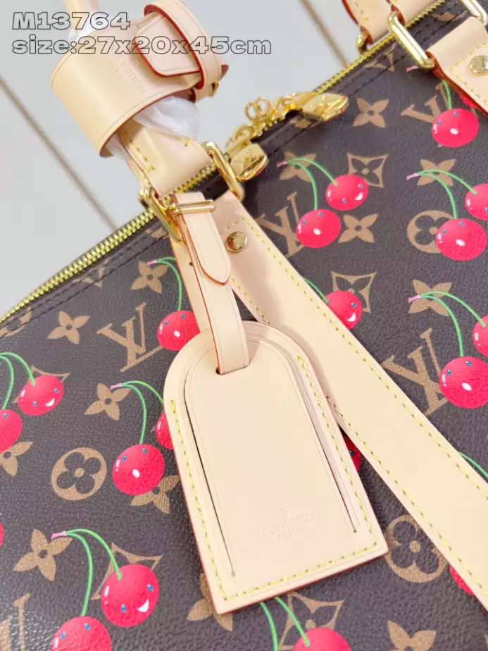 X TAKASHI MURAKAMI KEEPALL BANDOULIERE 45 BAG M13764 - LW355 DISCOVERY BACKPACK PM SKY BLUE MONOGRAM CANVAS