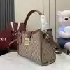 GUCCI PADLOCK GG CANVAS LARGE HANDBAG BROWN 2025 - BG107 GUCCI PADLOCK GG CANVAS LARGE HANDBAG BROWN 2025