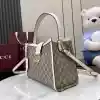 GUCCI PADLOCK GG CANVAS LARGE HANDBAG WHITE 2025 - BG108 GUCCI PADLOCK GG CANVAS LARGE HANDBAG WHITE 2025