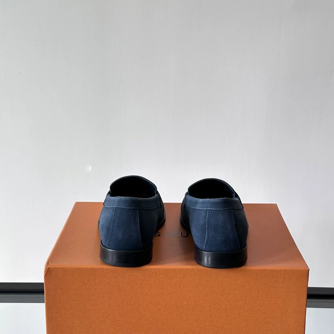 GLOVE LOAFERS IN BLUE - VL057