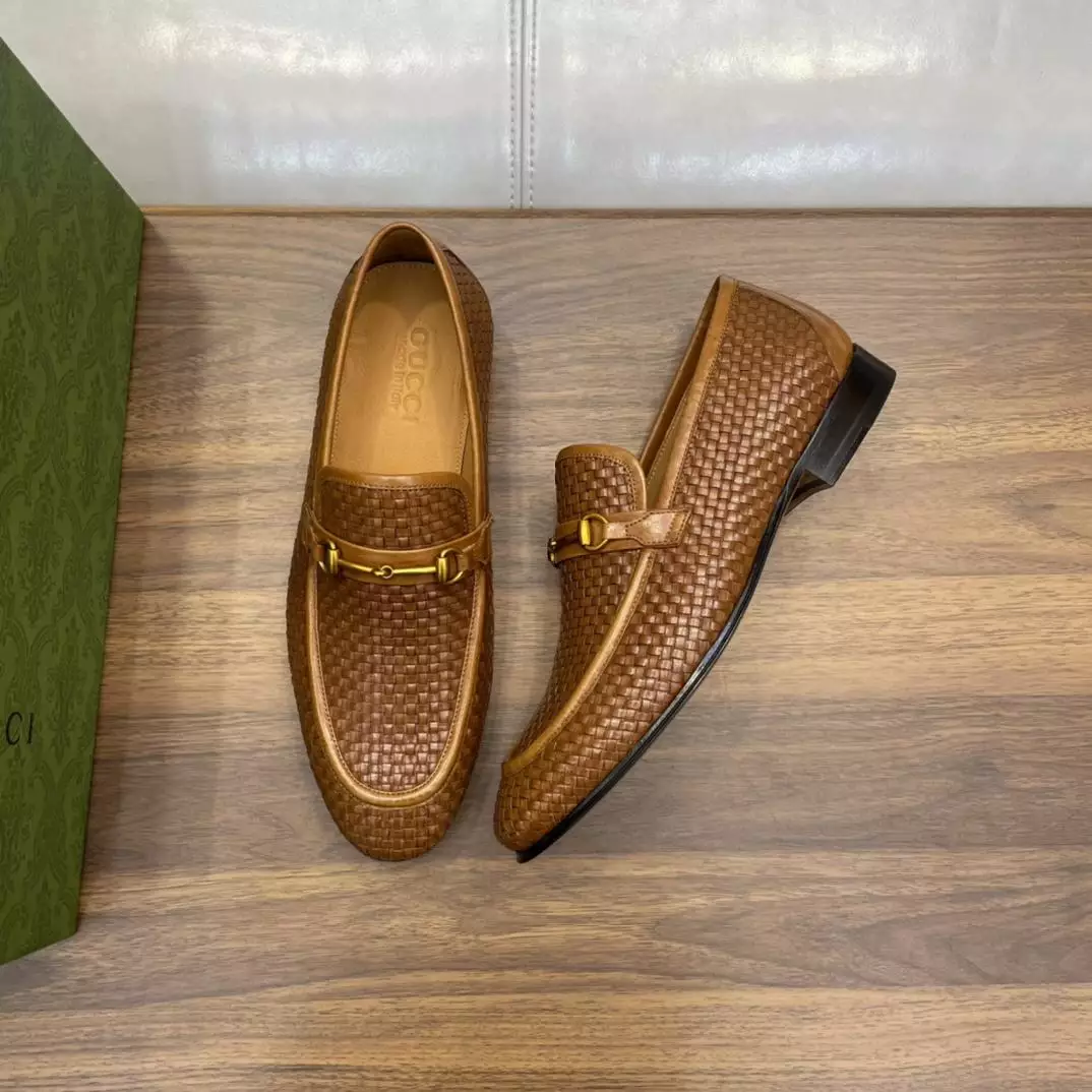 HORSEBIT LEATHER LOAFERS BROWN - GL117