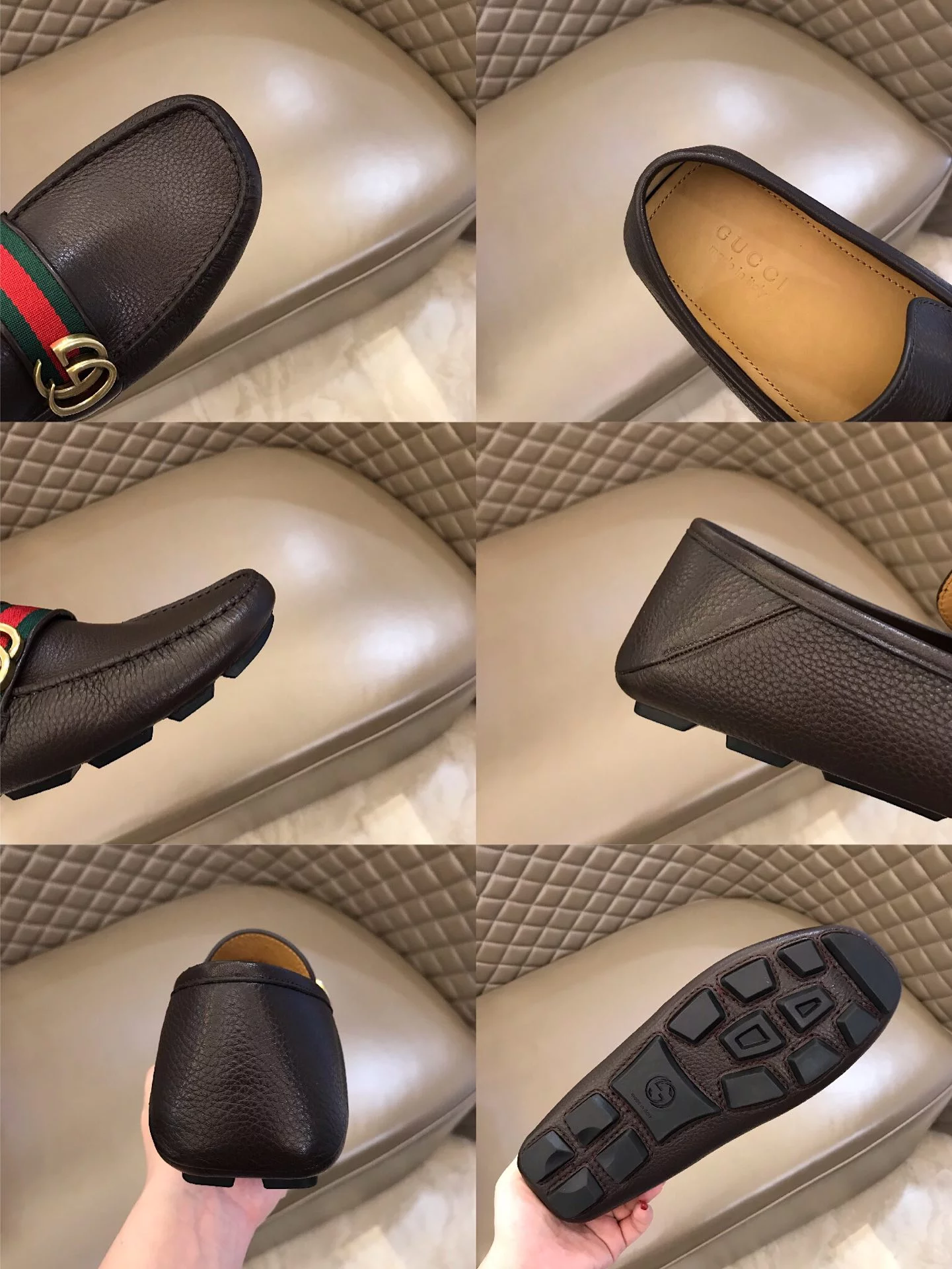 LEATHER DRIVER WITH WEB - GL121