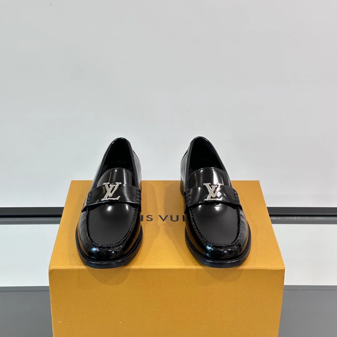 MAJOR LOAFERS BLACK GLAZED CALF LEATHER - VL037