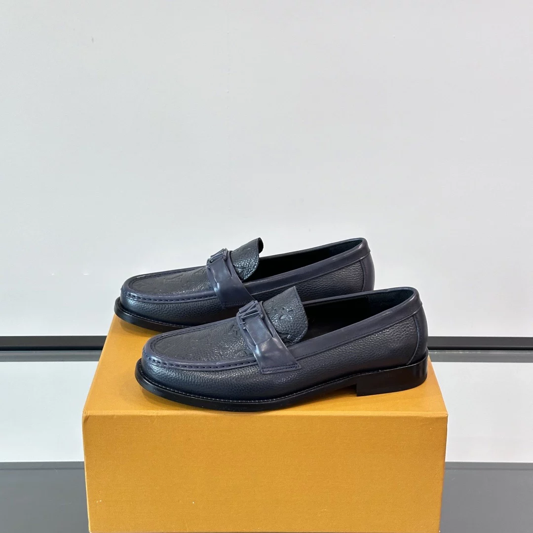 MAJOR LOAFERS IN NAVY BLUE - VL041