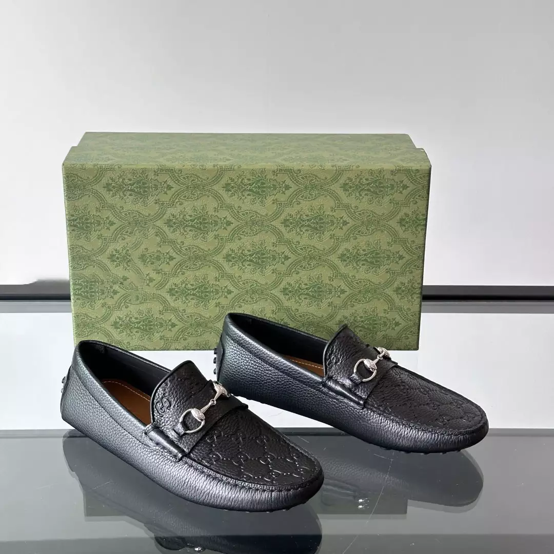 Gucci Men Horsebit Black Loafer - GL090