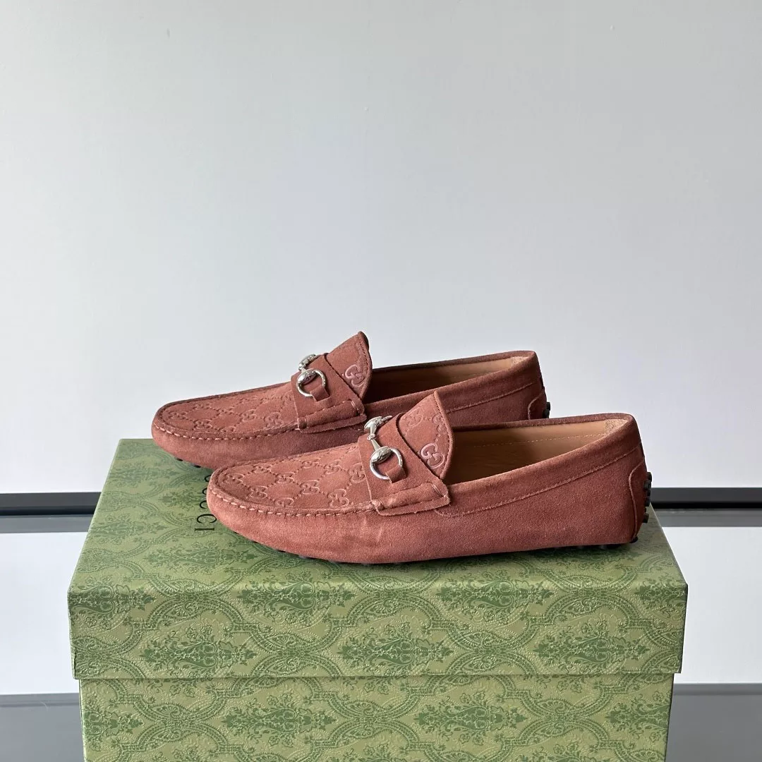 MEN'S DRIVER WITH HORSEBIT IN BROWN - GL096