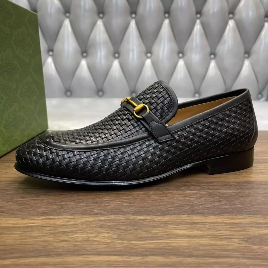 MEN'S HORSEBIT LOAFERS BLACK - GL116