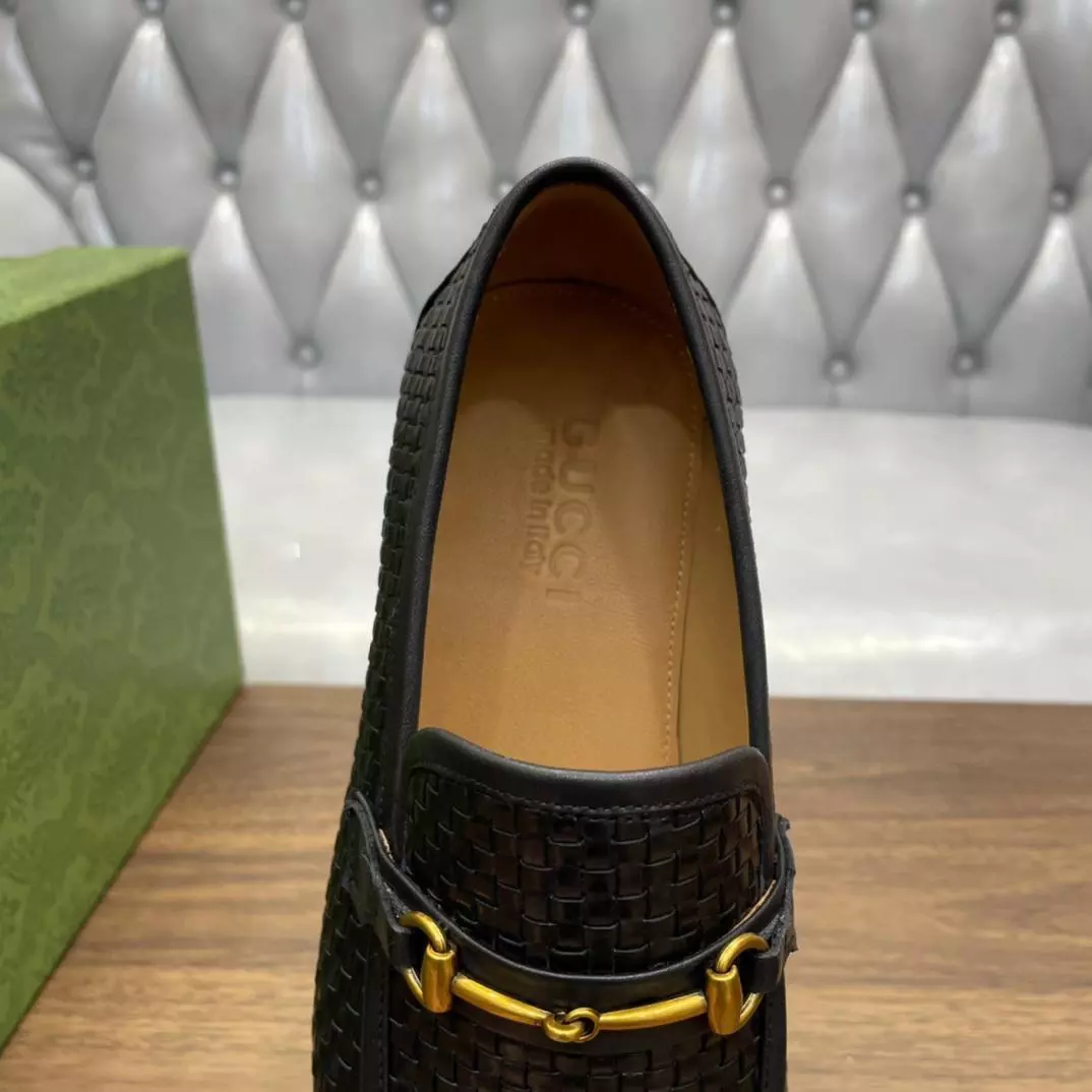 MEN'S HORSEBIT LOAFERS BLACK - GL116