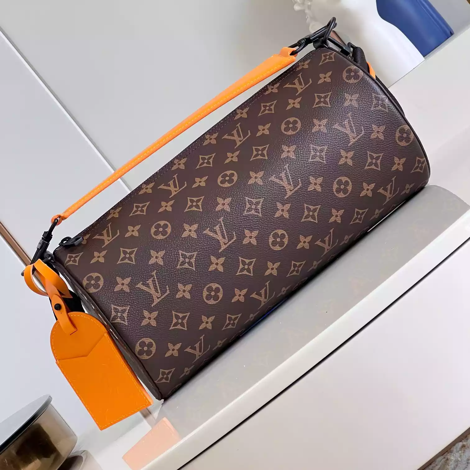 SOFT POLOCHON MM MONOGRAM MACASSAR CANVAS M46691 - LW452 DISCOVERY BACKPACK PM SKY BLUE MONOGRAM CANVAS