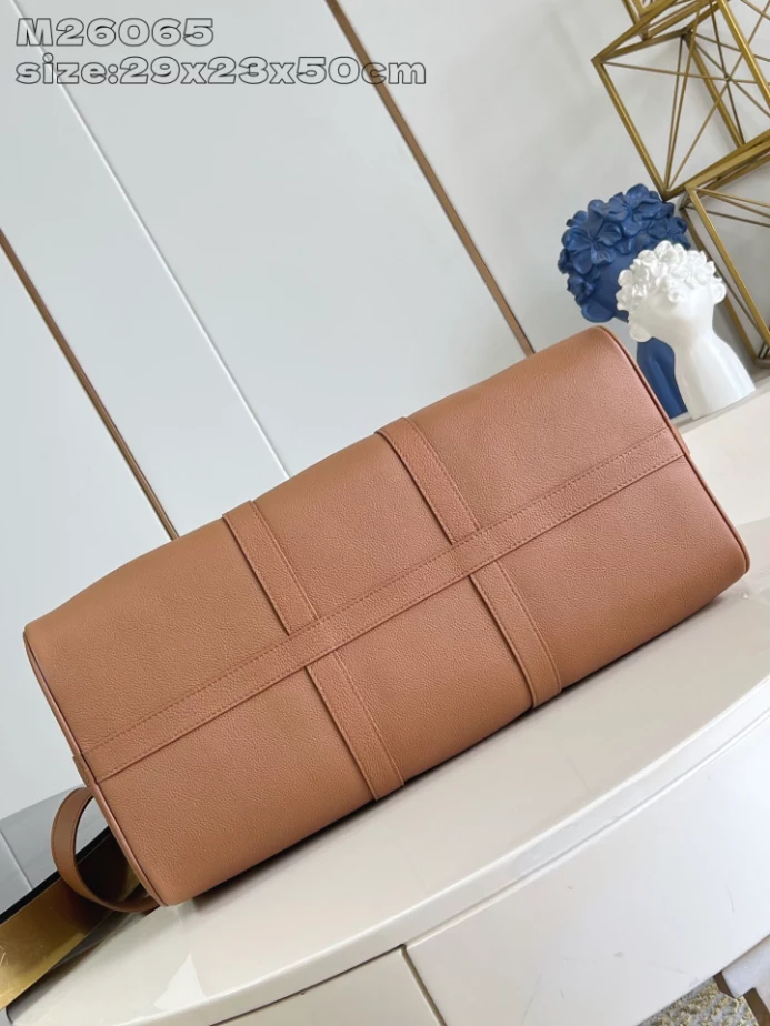 LOUIS VUITTON KEEPALL BANDOULIÈRE 50 - LW456 DISCOVERY BACKPACK PM SKY BLUE MONOGRAM CANVAS